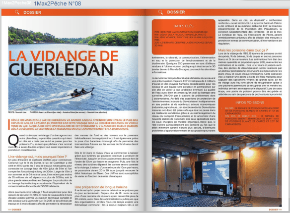 Vidange de Guerlédan